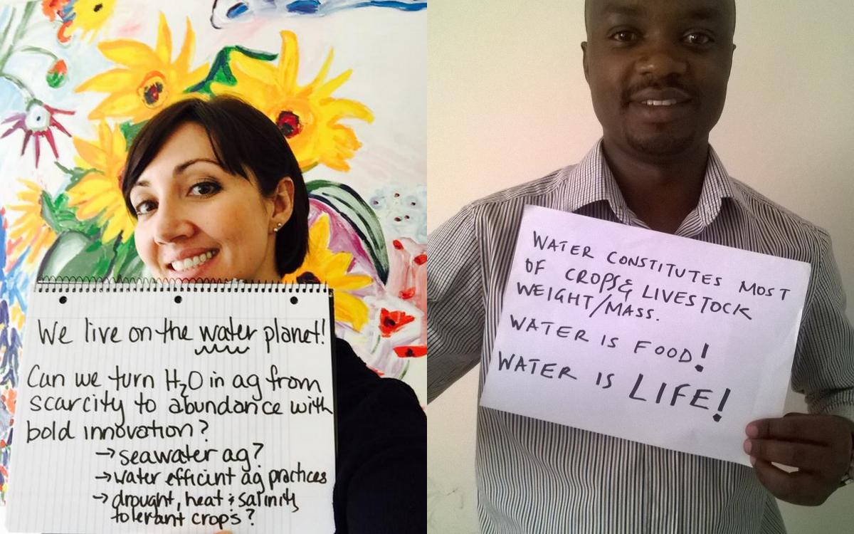 #youthinagselfie tweets for the #WorldWaterDay